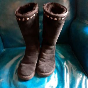 UGG Black Stud Winter Boots